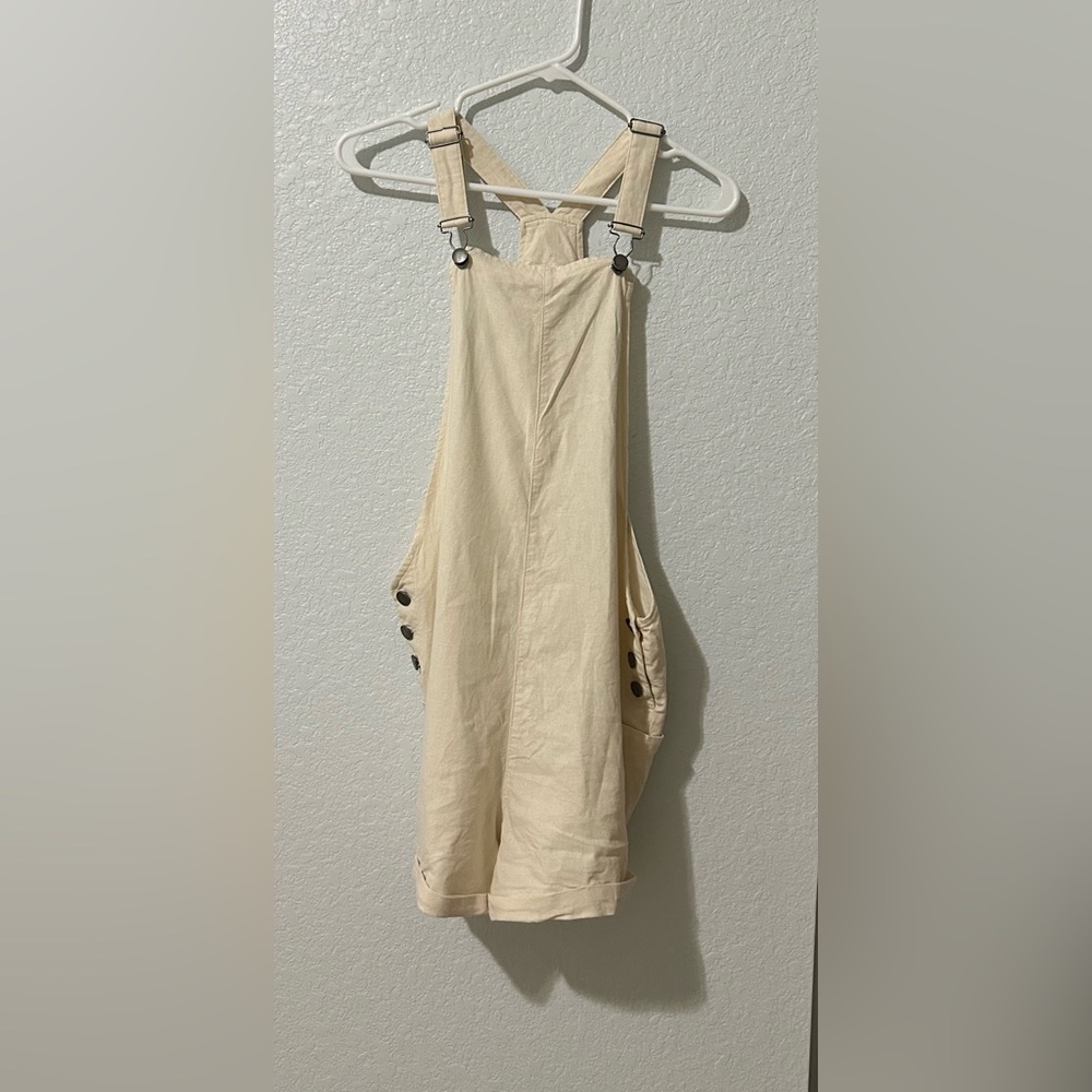 Roxy Cream Sleeveless Romper Size S